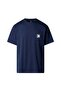 M Mountain Logo Relaxed S/S Pocket Tee Men's T-Shirt Nf0A8E3M8K21 Navy-L