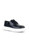 Black Patent Leather White Sole Children's Classic Shoes - 3