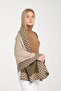 Ring Patterned Knitwear Shoulder Shawl – Stylish and Comfortable Poncho Model, Women's Shoulder Shawl, Winter Shoulder Shawl - 7