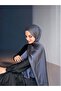 Idol Satin Janjan Shawl - Gray - 2