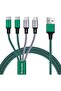 Multi Charger Cable, Amuvec [3A 1.2M] 4 in 1 USB Fast Charging Nylon Braided Cord - 2