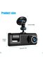 Dash Cam Front & Rear 1080P, G-sensor, Parking Monitor, 2.0" Screen, 170° - 2