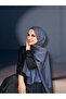 Idol Satin Janjan Shawl - Gray - 3