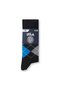 Armand 3-Piece Black Navy Blue Gray Long Jacquard Standard Fit Unisex Socks - 2