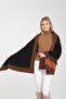 Ring Patterned Knitwear Shoulder Shawl – Stylish and Comfortable Poncho Model, Women's Shoulder Shawl, Winter Shoulder Shawl - 4