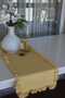 موديل Runner Ruffle Yellow Houndstooth من الكتان البطة العتيق مقاس 40 × 130 سم - 8
