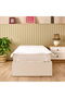 Soft Nando Basic Elastic Mattress Pad - White - 100X200 cm