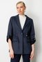 Suede Jacket with Flap Pockets - 3