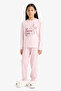 Pink Girl's Top and Bottom Set F6215A8/Pn688