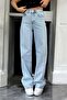 Blue Washed Palazzo Jeans