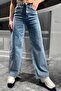 Blue Washed High Waist Jeans