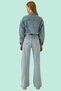 Women's Blue High Waist Wide Leg Palazzo Jeans - 2