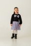 Girl's Floral Patterned Holiday Dress with Buckle Gift (Age 2-5) - 5