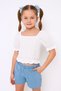 Girl's Stiped Back Detailed T-Shirt
