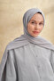 Bamboo Baroque Pattern Shal - Silver - 4