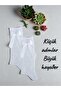 1 Pair of Girls' White Knee-Length Socks with Bow Ribbons - 4