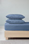 Velora 100% Cotton Double Fitted Sheet Duvet Cover Set 200 X 220 - 5