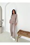 Modal Fabric Tracksuit Set White Striped Tracksuit Set - 2