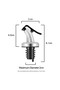 6-Pieces Oil Wine Vinegar Bottle Stopper Nozzle multicolour 3x2x8.1cm - 7