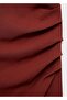 Dress with Knot Detail and Drawstring - 5