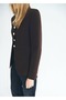 Jewel Button Stripe Collar Jacket - 4
