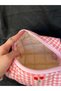 Cherry Patterned Puff Makeup Bag / Pen Holder - 4