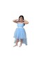 Heart Necklace Tulle Straps Girl's Prom Dress - 3
