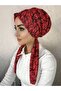 Hb5 Patterned Back Tie Shawl Scarf - 2