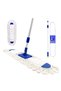 Dust Control Mop | Washable Cotton Flat Mop | Swivel Head | Aluminum Handle | 60 cm | White
