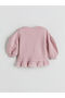 Pink Lace Detailed Baby Girl Sweatshirt and Leggings - 6