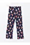 Shirt Collar Printed Women's Pajama Set - 8