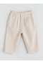 Beige Baby Collar Baby Girl Blouse and Pants 2-Piece Set - 4