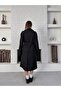 Women's Double Button Stylish and Classic Model Belted Long Trench Coat - 5