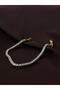 Gold Zircon Stone Waterway Bracelet - 2