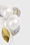 Metallic White Balloon 50 Pieces Bulk Organization and Birthday Party Set Party Decoration - 4