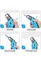 Windproof Torch Lighter Butane Refillable Gas Lighter Single Jet Flame Adjustable | Lighter fo - 8