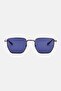Men L260S Square Sunglasses, Dark Grey