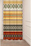 Authentic, Anatolian, Ethnic Patterned Special Design Digital Printed (Single Wing) Modern Stylish Background Curtain