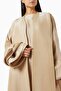 Minimalist Luxury Ruffle Sleeve 3 Piece Abaya Set Cotton Organza Captures Elegance - 5