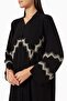Stylish Abaya and Sheila Set Practical Elegance with Delicate Beaded Embellished Crepe Fabric - 5
