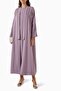 Comfortable and Elegant Design with Stylish Ring Detail Abaya in Calla Style - 2