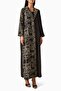 Artfully Embellished Patterned Evening Coat Ideal for Stylish and Comfortable Day-To-Day Wear