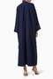 Tulle and Pearl Embellished Abaya Offers Comfortable Layering and Easy Movement - 3