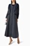 Stylish and Comfortable Fit Contrast Stitching Trench Coat with Matching Hat and Dress - 2