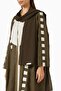 Make Both Casual and Chic Outfits with This Plain Cut Abaya Featuring a Stylish Texture - 4