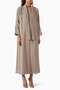 Comfortable and Elegant Design with Stylish Ring Detail Abaya in Calla Style