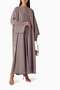 Top of the Line Three Piece Abaya Set with Comfortable Fabric and Modern Design - 2