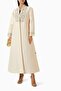 Complete Your Casual Modest Look with This Stylish A-Line Abaya Featuring Embroidered Sleeves - 2