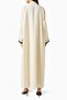 Modern Drape Fringe Detailed Abaya Ideal Choice for Elegant Elegance - 3