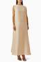 Eye-Catching 3-Piece Evening Dress Set with Cotton Organza Comfortable and Elegant Choice - 4